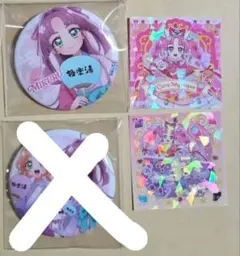 名探偵プリキュア！ ホログラム缶バッジ 第1弾 ミスティック＆みくる