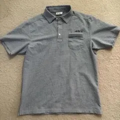 adidas チェック柄 ポロシャツ O/XG