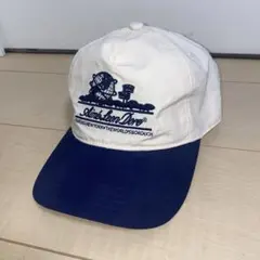 aime leon dore キャップ　ホワイト　ネイビー