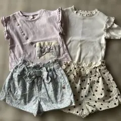 アプレレクール 80 半袖 ショートパンツ セット 女の子 夏