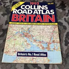 1993 COLLINS ROAD ATLAS BRITAIN 英国地図