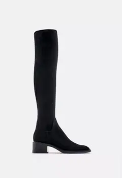 Mid Heel over knee boots Zara