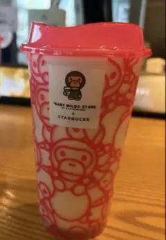 韓国 スタバ Starbucks Bape baby milo ピンク