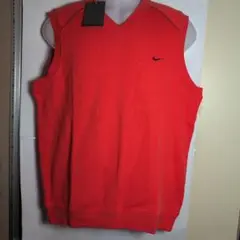 新品未使用　ナイキゴルフ　ジャケット　メンズ　L 　赤　綿