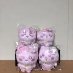 ちいかわ ぬいぱれっと さくらいろ マスコット全4種 コンプリートセット