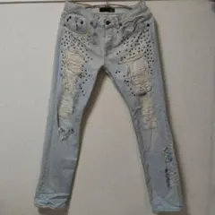 Just Cavalli ダメージデニムパンツW29L32