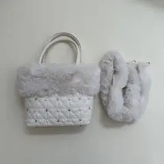tocco closet 3WAY ハートキルティングバッグ トートバッグ