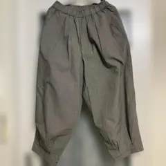 サマンサモスモス　裾タックパンツ（クイックドライ）千鳥柄