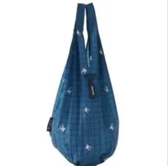 新品　familiar エコバッグ シュパット　ミニマルS ブルー　ファミリア