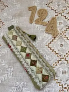 ハンドメイド　パッチワークのペンケース❤︎