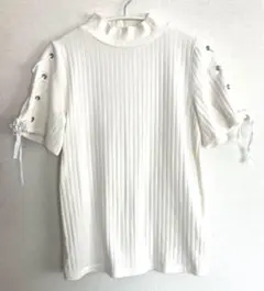 earth music &ecology カットソー　白　ホワイト　F