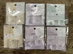 キャンドゥ LOUJENE TOKYO ◾︎クリアスタンプ ◾︎6点セット【新品】