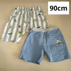 しまむら　ベビー　90　男の子　半ズボン　春　夏　パンツ　ボトムス　２枚　セット