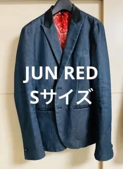 JUN RED ジュンレッド　テイラードジャケット　Sサイズ デニム地