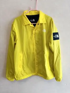 美品！ ノースフェイス コーチジャケット イエロー Mサイズ メンズ