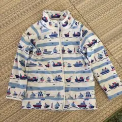 ボートデザイン ラッシュガード 90cm 帽子付き