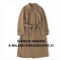 Special GIORGIO ARMANI CAMEL Belted Coatのサムネイル