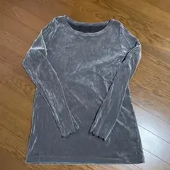 チャオパニックティピー　シアーフロッキーベロアトップス　グレー