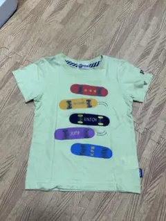 KP BOY スケートボードTシャツライトグリーン