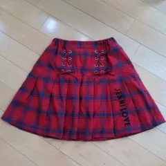 JENNI love　チェックプリーツスカート