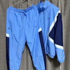 【Ｌサイズ】新品未使用　NIKE上下セットアップ　ウーブン　バスケ　水色
