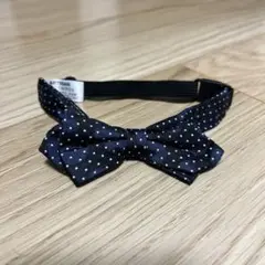 ARTISAN 子ども用　蝶ネクタイ ネイビー 白ドット