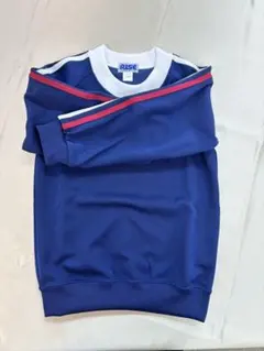 【新品・日本製】レトロおしゃれ キッズトレーナー 120 紺 ネイビー普段着にも