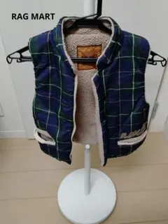 ダウンベスト　RAG MART　リバーシブル　110   ラグマート