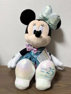 ぬいぐるみ】 ディズニー 25周年 スパークリングジュビリー ミニー