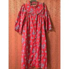 60's~70's ヴィンテージ花柄ワンピース