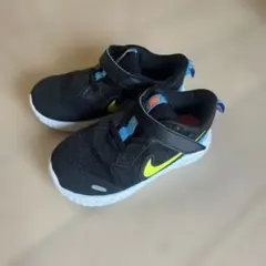 値下げ！Nike キッズ スニーカー 黒/青/黄
