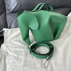 保証書あり 未使用LOEWE ロエベ エレファント ラージ バッグ タン