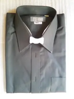 クリーニングタグ付き　ZESEE HOMME　胸ポケ　レギュラーカラーシャツ