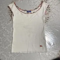 BURBERRY ブルーレーベル ノースリーブTシャツ 38 週末お値下げ