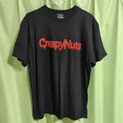 CreepyNuts 黒 初期ロゴTシャツ　赤ロゴ　Lサイズ