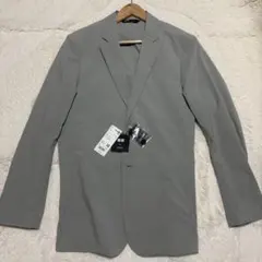 新品　ユニクロ　UNIQLO theory 感動ジャケット 　グレー　Lサイズ