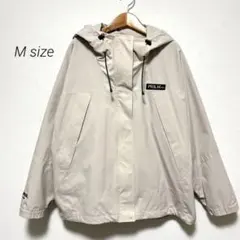 MILKFED. ミルクフェド バックロゴ マウンテンパーカー M ベージュ