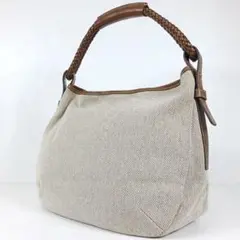 サザビー LBP ジュート混キャンバス×レザー ワンショルダー
