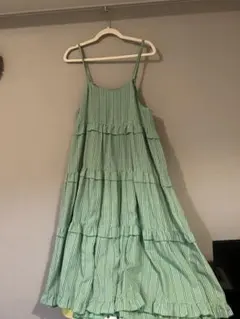 Alley by w closet キャミワンピース グリーン