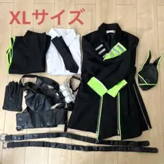 即発送 ツイステ シルバー 寮服 コスプレ衣装 ウィッグ 警棒付き XL