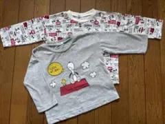 スヌーピー Tシャツ 2枚セット90