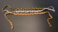 カラフル編み込みミサンガ　3本セット