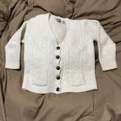90s アイルランド製 ARAN CRAFTS 100％ウール ニット
