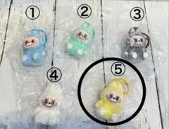 LABUBU 【イエロー】 かわいいキーホルダー チャーム