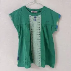 RAG MART Tシャツ 110cm グリーン チェックのサムネイル
