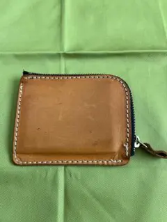 L字ファスナー コインケース レザー ブラウン