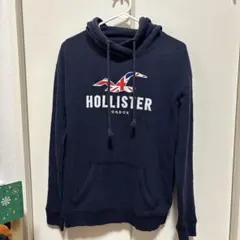Hollister ネイビー パーカー S