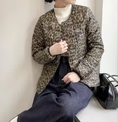 【別注】【TAION×fredy emue】インナーダウン　レオパード 38
