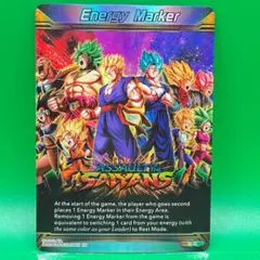 チャンピオンシップ エナジーマーカー 海外 英語版 ベジット フリーザ ブロリー 未開封】エナジーマーカー【☆】《ベジット/フリーザ/ブロリー》3枚