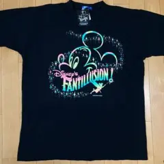 激レア 新品 タグ付き 90s ディズニー ファンティリュージョン Tシャツ